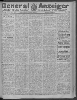 Münchner neueste Nachrichten Freitag 20. September 1912