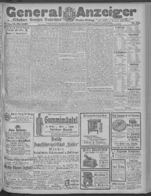 Münchner neueste Nachrichten Freitag 26. Mai 1899