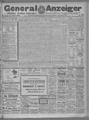 Münchner neueste Nachrichten Dienstag 24. Oktober 1899