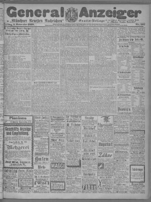 Münchner neueste Nachrichten Freitag 3. November 1899