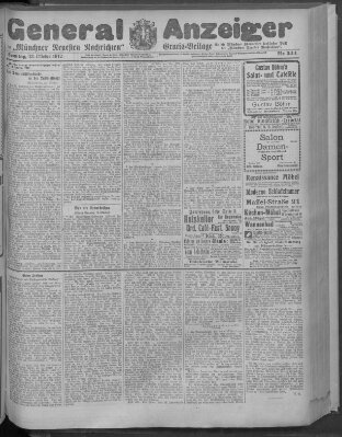 Münchner neueste Nachrichten Sonntag 13. Oktober 1912