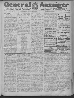 Münchner neueste Nachrichten Mittwoch 10. Juli 1912