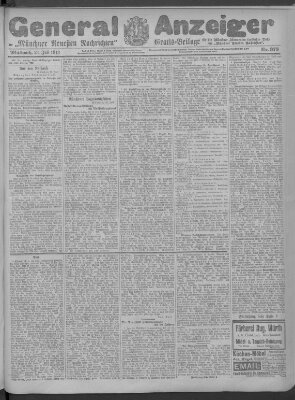 Münchner neueste Nachrichten Mittwoch 23. Juli 1913