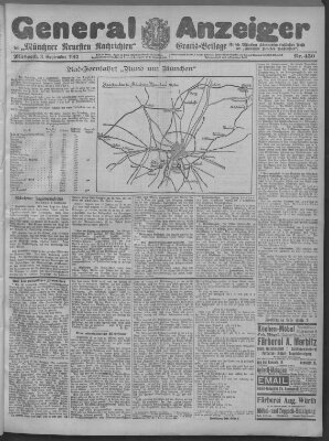 Münchner neueste Nachrichten Mittwoch 3. September 1913