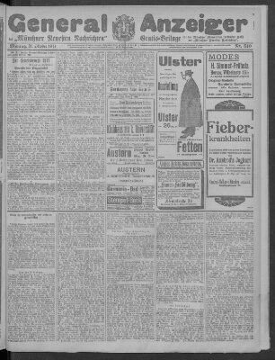 Münchner neueste Nachrichten Dienstag 31. Oktober 1911