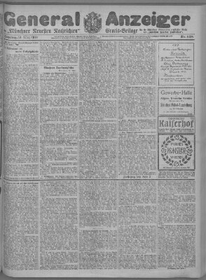 Münchner neueste Nachrichten Samstag 21. März 1914
