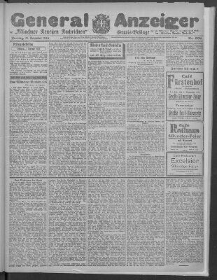 Münchner neueste Nachrichten Freitag 31. Dezember 1915