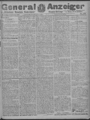 Münchner neueste Nachrichten Samstag 9. September 1916