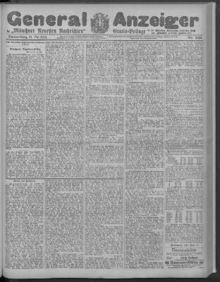Münchner neueste Nachrichten Donnerstag 13. Mai 1915