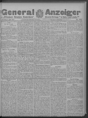 Münchner neueste Nachrichten Freitag 2. Juli 1915