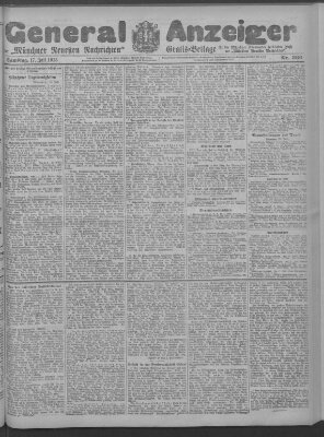 Münchner neueste Nachrichten Samstag 17. Juli 1915