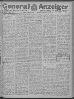 Münchner neueste Nachrichten Samstag 9. März 1918