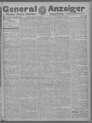 Münchner neueste Nachrichten Donnerstag 6. September 1917