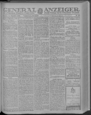 Münchner neueste Nachrichten Mittwoch 11. September 1918