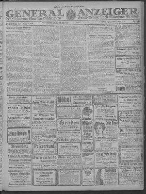 Münchner neueste Nachrichten Donnerstag 13. März 1919