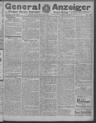 Münchner neueste Nachrichten Freitag 5. Mai 1916
