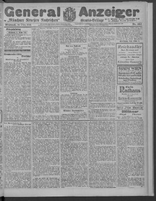 Münchner neueste Nachrichten Mittwoch 29. März 1916