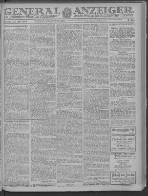 Münchner neueste Nachrichten Dienstag 15. Juli 1919