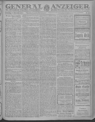 Münchner neueste Nachrichten Samstag 15. November 1919