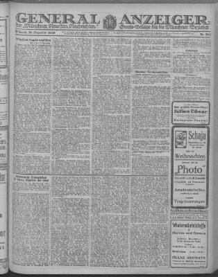 Münchner neueste Nachrichten Mittwoch 10. Dezember 1919