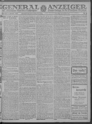 Münchner neueste Nachrichten Dienstag 3. Februar 1920
