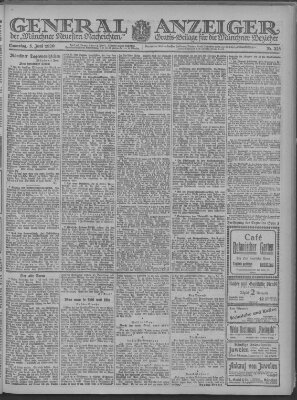 Münchner neueste Nachrichten Samstag 5. Juni 1920