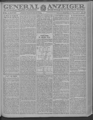 Münchner neueste Nachrichten Freitag 15. April 1921