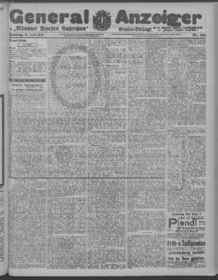 Münchner neueste Nachrichten Samstag 21. April 1917