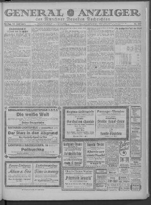 Münchner neueste Nachrichten Freitag 13. Juli 1923