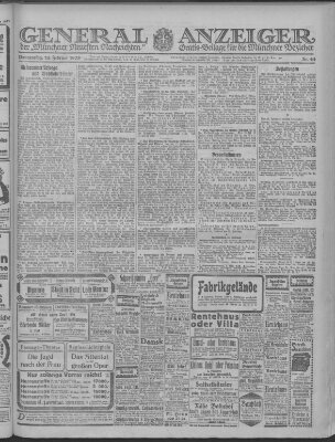 Münchner neueste Nachrichten Donnerstag 15. Februar 1923
