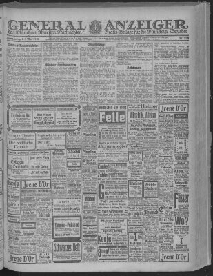 Münchner neueste Nachrichten Donnerstag 24. Mai 1923