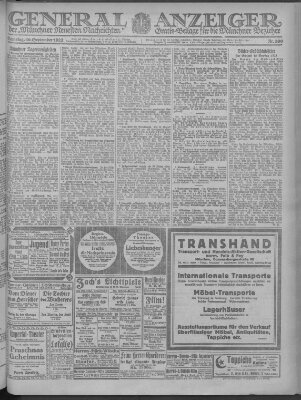 Münchner neueste Nachrichten Samstag 16. September 1922