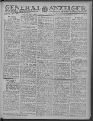 Münchner neueste Nachrichten Samstag 4. März 1922