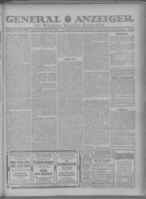Münchner neueste Nachrichten Donnerstag 5. Februar 1925