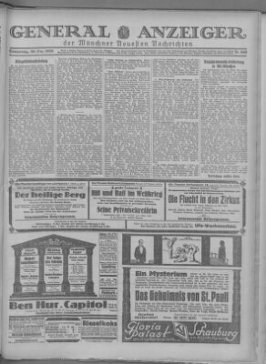 Münchner neueste Nachrichten Donnerstag 30. Dezember 1926