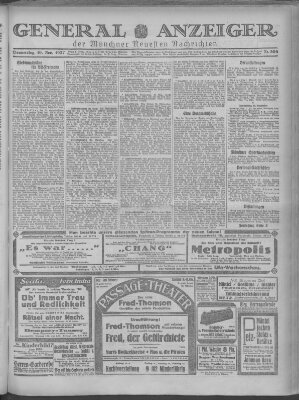 Münchner neueste Nachrichten Donnerstag 10. November 1927