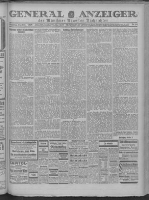 Münchner neueste Nachrichten Dienstag 21. Februar 1928