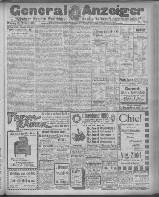 Münchner neueste Nachrichten Montag 28. Mai 1900