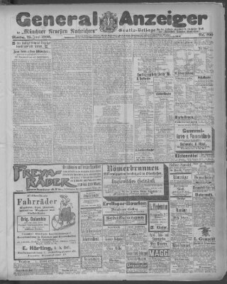 Münchner neueste Nachrichten Montag 25. Juni 1900