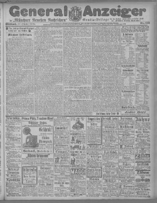 Münchner neueste Nachrichten Mittwoch 10. Oktober 1900