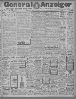 Münchner neueste Nachrichten Dienstag 6. November 1900