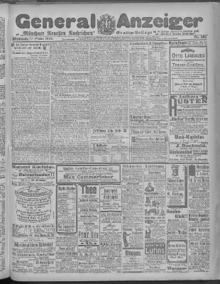 Münchner neueste Nachrichten Mittwoch 22. Oktober 1902