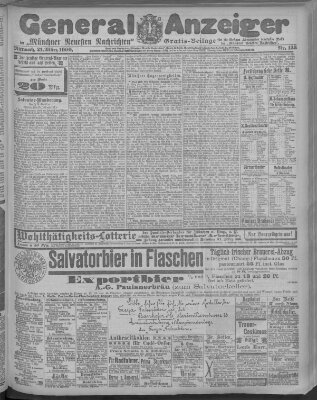 Münchner neueste Nachrichten Mittwoch 21. März 1900
