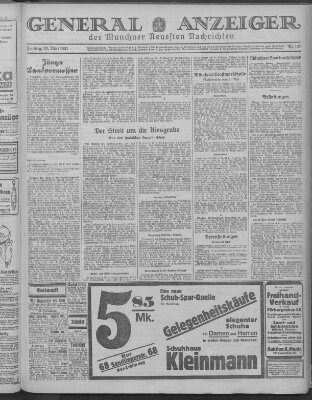 Münchner neueste Nachrichten Freitag 22. Mai 1931