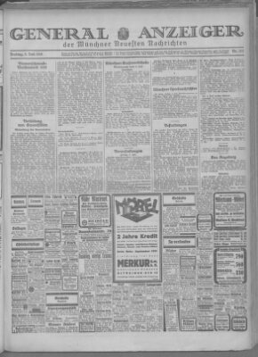 Münchner neueste Nachrichten Freitag 3. Juli 1931