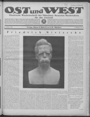 Ost und West (Münchner neueste Nachrichten) Samstag 25. Oktober 1924