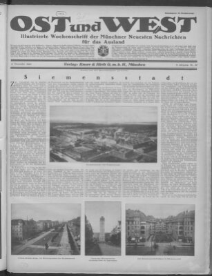 Ost und West (Münchner neueste Nachrichten) Samstag 6. Dezember 1924