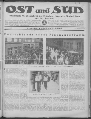 Ost und Süd (Münchner neueste Nachrichten) Samstag 25. August 1923