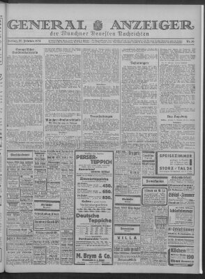 Münchner neueste Nachrichten Freitag 27. Februar 1931