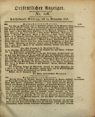 Amtsblatt für den Regierungsbezirk Düsseldorf Montag 24. November 1828